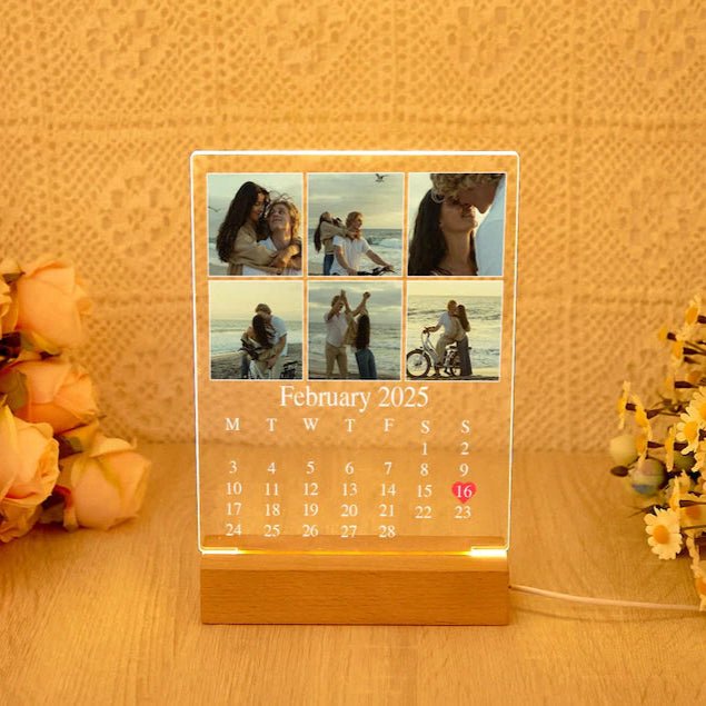 Personalized Photo Night Light for Anniversary & Birthday - Memories Insite